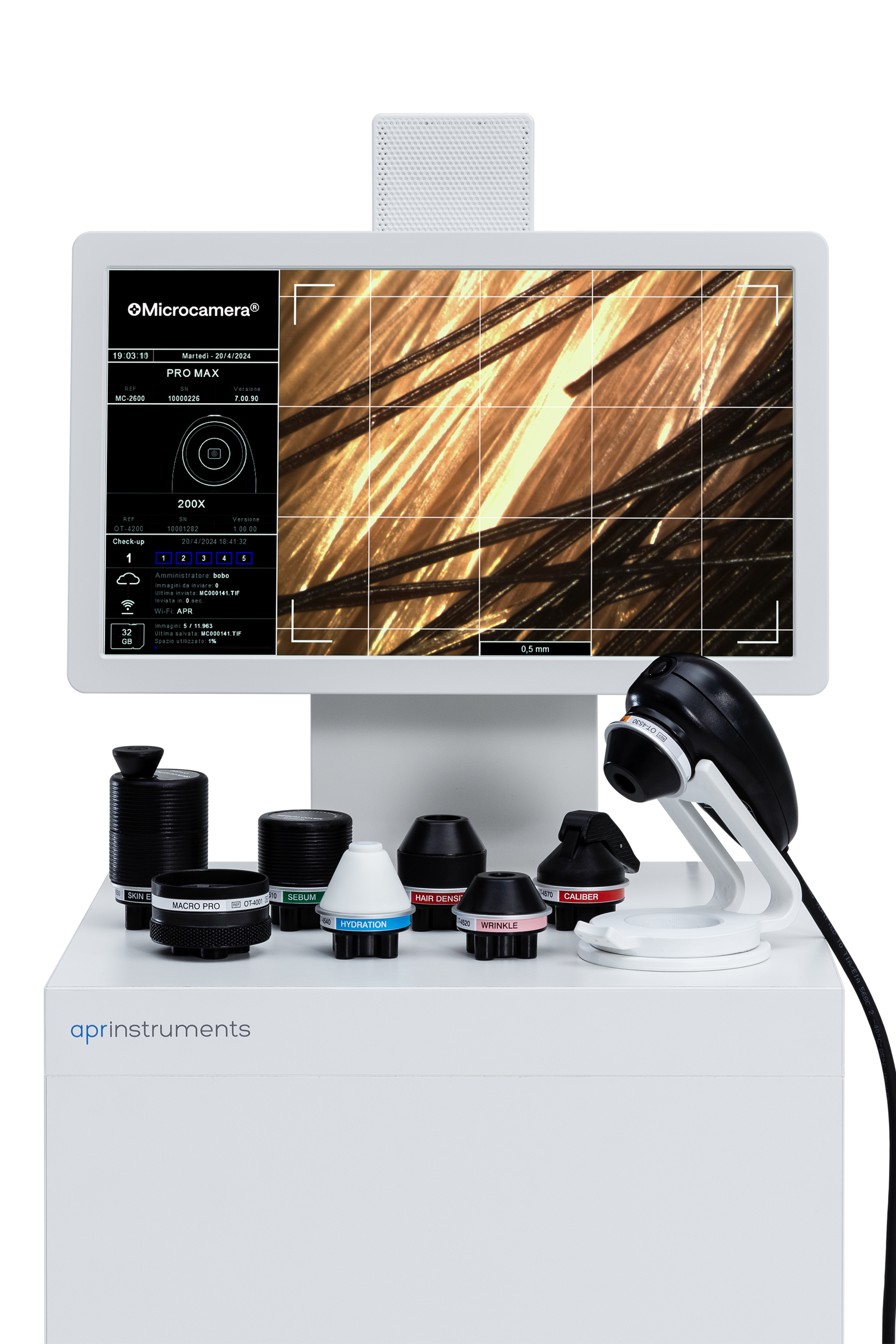 Microcamera - Videodermatoscopio